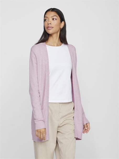 VIRIL OPEN L/S KNIT CARDIGAN - NOOS winsome orchid