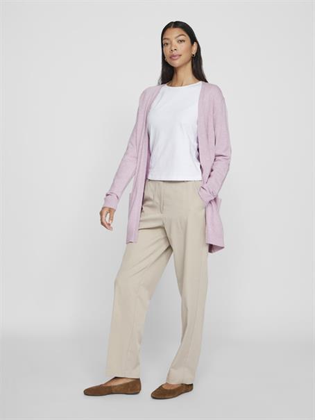 VIRIL OPEN L/S KNIT CARDIGAN - NOOS winsome orchid