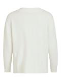 VIRIL OVERSIZE V-NECK KNIT TOP - NOOS white alyssum