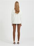 VIRIL OVERSIZE V-NECK KNIT TOP - NOOS white alyssum