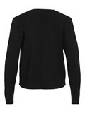 VIRIL SHORT L/S KNIT CARDIGAN-NOOS black