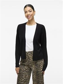 VIRIL SHORT L/S KNIT CARDIGAN-NOOS black