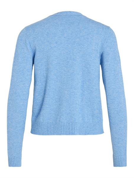 VIRIL SHORT L/S KNIT CARDIGAN-NOOS blissful blue