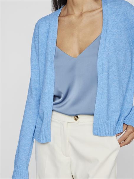 VIRIL SHORT L/S KNIT CARDIGAN-NOOS blissful blue