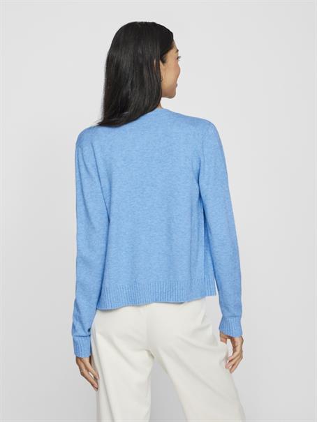 VIRIL SHORT L/S KNIT CARDIGAN-NOOS blissful blue