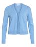 VIRIL SHORT L/S KNIT CARDIGAN-NOOS blissful blue