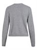VIRIL SHORT L/S KNIT CARDIGAN-NOOS medium grey melange