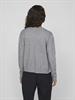 VIRIL SHORT L/S KNIT CARDIGAN-NOOS medium grey melange
