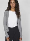 VIRIL SHORT L/S KNIT CARDIGAN-NOOS medium grey melange