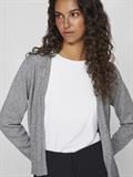 VIRIL SHORT L/S KNIT CARDIGAN-NOOS medium grey melange