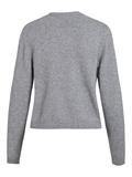 VIRIL SHORT L/S KNIT CARDIGAN-NOOS medium grey melange