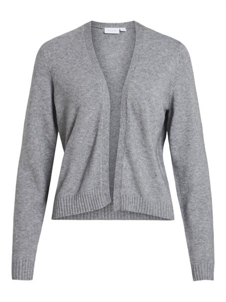 VIRIL SHORT L/S KNIT CARDIGAN-NOOS medium grey melange