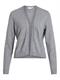 VIRIL SHORT L/S KNIT CARDIGAN-NOOS medium grey melange