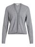 VIRIL SHORT L/S KNIT CARDIGAN-NOOS medium grey melange