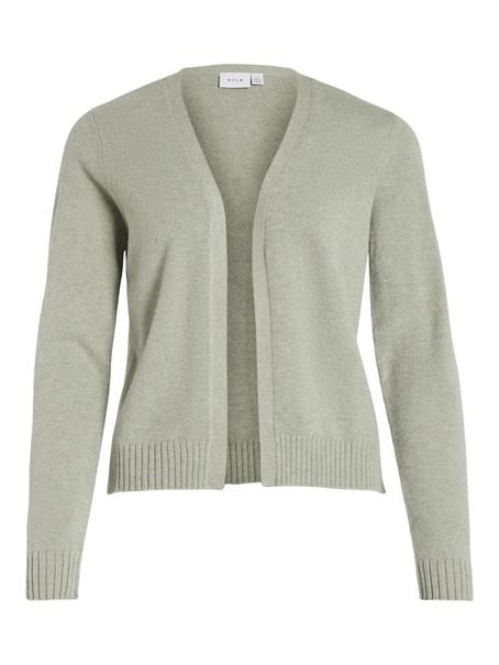 VIRIL SHORT L/S KNIT CARDIGAN-NOOS oil green