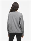 VIRIL V-NECK KNIT CARDIGAN - NOOS medium grey melange