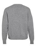 VIRIL V-NECK KNIT CARDIGAN - NOOS medium grey melange