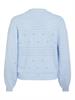 VIRIL V-NECK L/S KNIT CARDIGAN - NOOS kentucky blue