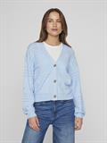 VIRIL V-NECK L/S KNIT CARDIGAN - NOOS kentucky blue