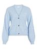 VIRIL V-NECK L/S KNIT CARDIGAN - NOOS kentucky blue