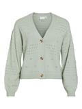 VIRIL V-NECK L/S KNIT CARDIGAN - NOOS silt green