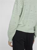 VIRIL V-NECK L/S KNIT CARDIGAN - NOOS silt green
