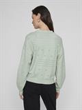 VIRIL V-NECK L/S KNIT CARDIGAN - NOOS silt green