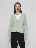 VIRIL V-NECK L/S KNIT CARDIGAN - NOOS silt green