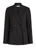 VIS POLY BLEND DB SLIM BLAZER black