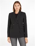 VIS POLY BLEND DB SLIM BLAZER black