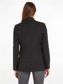 VIS POLY BLEND DB SLIM BLAZER black