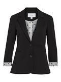 VISAGA L/S DOT DETAIL BLAZER/KA black