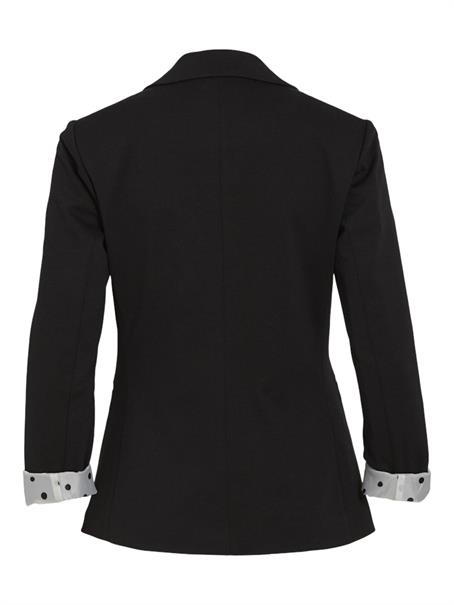 VISAGA L/S DOT DETAIL BLAZER/KA black