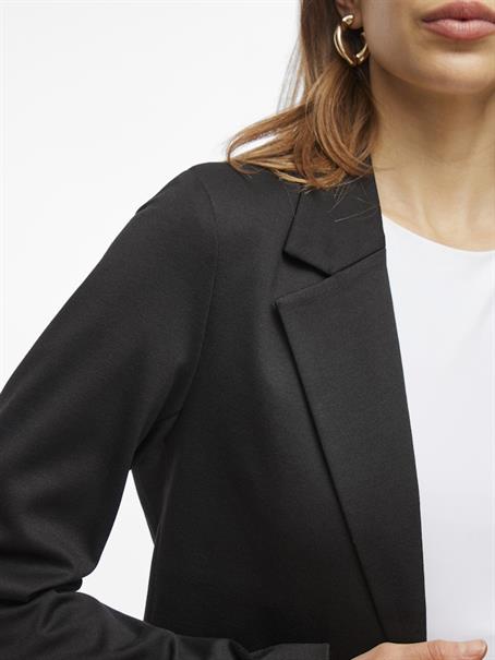 VISAGA L/S JERSEY BLAZER RP2/KA black
