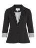 VISAGA L/S JERSEY BLAZER RP2/KA black