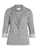 VISAGA L/S JERSEY BLAZER RP2/KA light grey melange