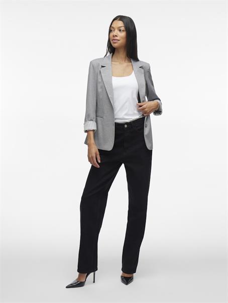 VISAGA L/S JERSEY BLAZER RP2/KA light grey melange