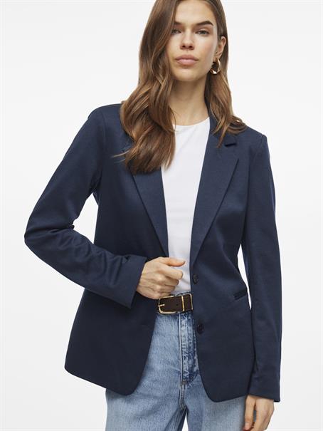 VISAGA L/S JERSEY BLAZER RP2/KA navy blazer