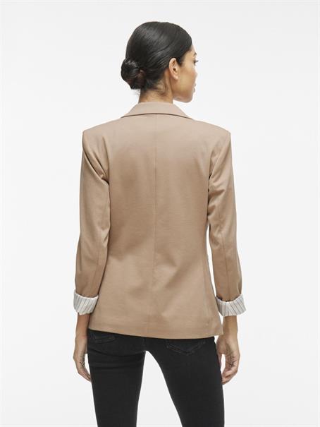 VISAGA L/S JERSEY BLAZER RP2/KA silver mink