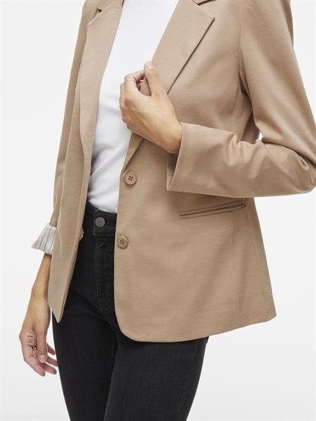 VISAGA L/S JERSEY BLAZER RP2/KA silver mink