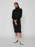 VISARA L/S ROLLNECK MIDI DRES/BF/KA black