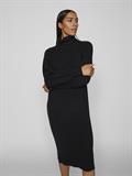 VISARA L/S ROLLNECK MIDI DRES/BF/KA black