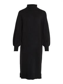 VISARA L/S ROLLNECK MIDI DRES/BF/KA black