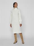 VISARA L/S ROLLNECK MIDI DRES/BF/KA snow white