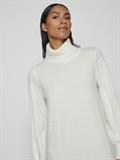 VISARA L/S ROLLNECK MIDI DRES/BF/KA snow white