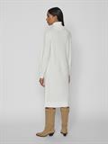 VISARA L/S ROLLNECK MIDI DRES/BF/KA snow white