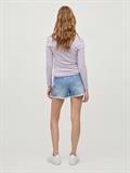 VISARA LILIAN RW SHORT DENIM SHORTS light blue denim