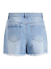 VISARA LILIAN RW SHORT DENIM SHORTS light blue denim