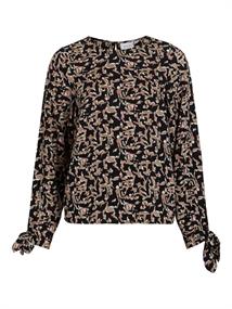 VISAVO L/S TOP / B black-print