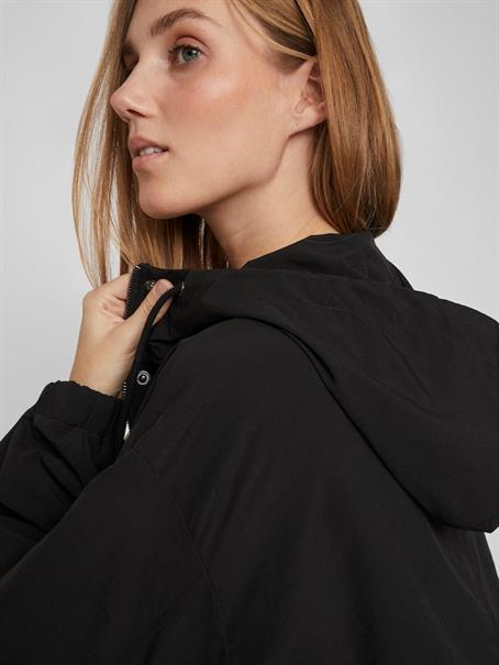 VISILIANA LONG PARKA JACKET - NOOS black